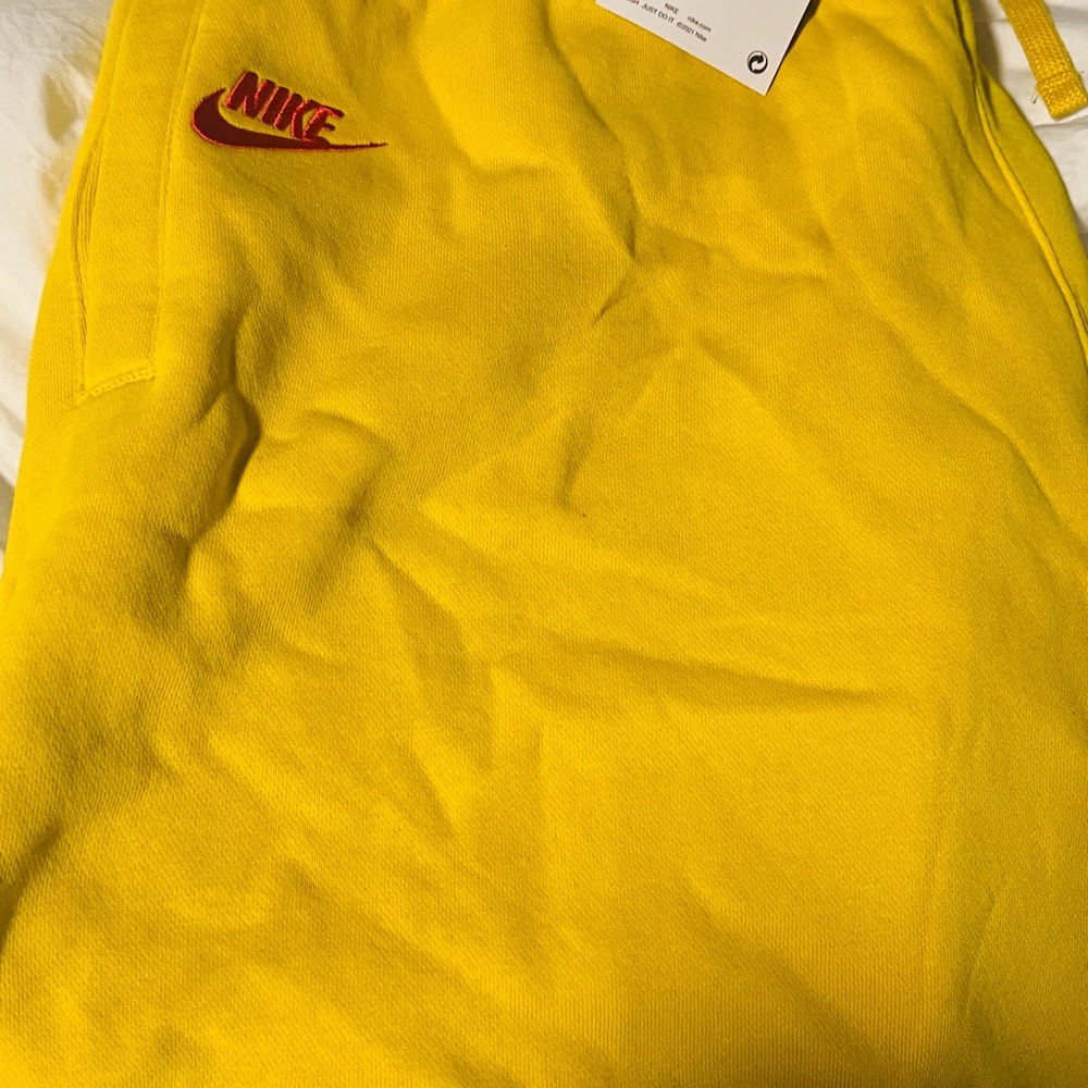 Nike Yellow Sweatpants